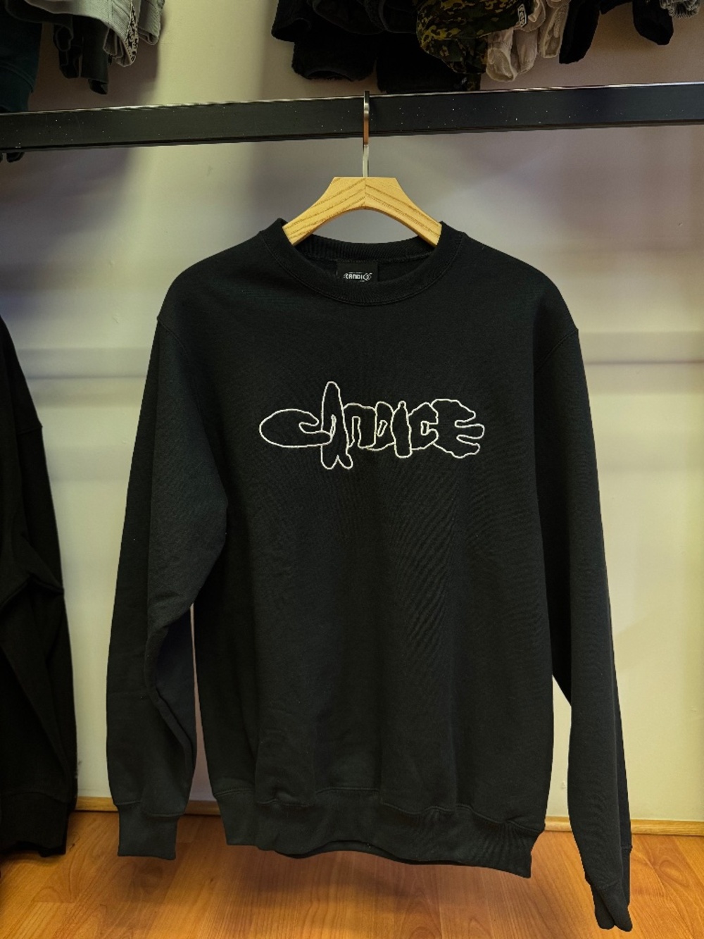Candice Wobble Crewneck - Black, Medium